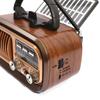 Vintage Solar Portable Multifunctional Three-band Radio Card Radio Bluetooth Speakers