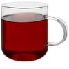GLASS MUG FOR COFFEE AND TEA 330 Ml. 9 Cm TRANSPARENT