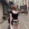 Y2k Short-sleeved T-shirt Summer New Simple Printed Fashion Versatile Top