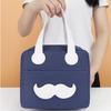 Insulated Lunch Box Large Capacity Bento Pouch Portable Handbag Modern Student Lunch Bag For Picnic Students Travel