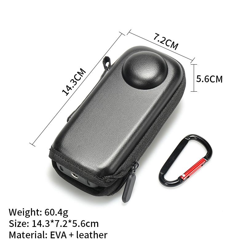 Mini Storage Case for Insta360 ONE X4 Sport Camera Protector Portable Storage Case PU Bag for Insta 360 X4 Accessories