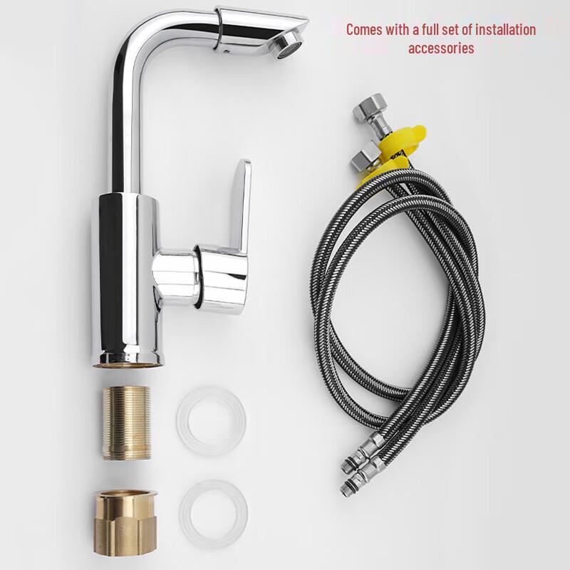 Waschbeckenarmatur für heißes und kaltes Wasser