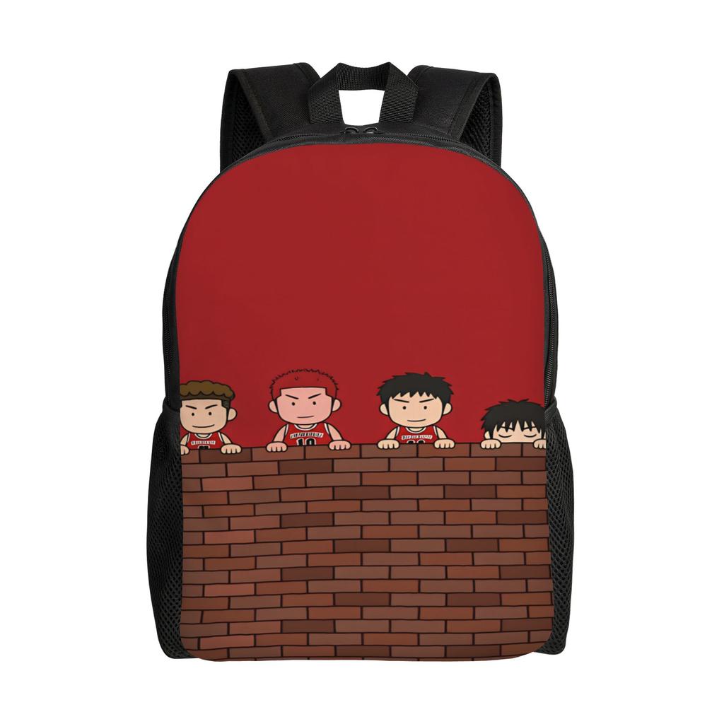 Slam Dunks Backpack  Outdoor Backpacks Student Kawaii School Bags Designer Breathable Rucksack