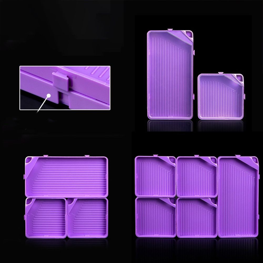 DIY Craft Diamond Painting Tray Embroidery Drill Storage Container for Nail Art