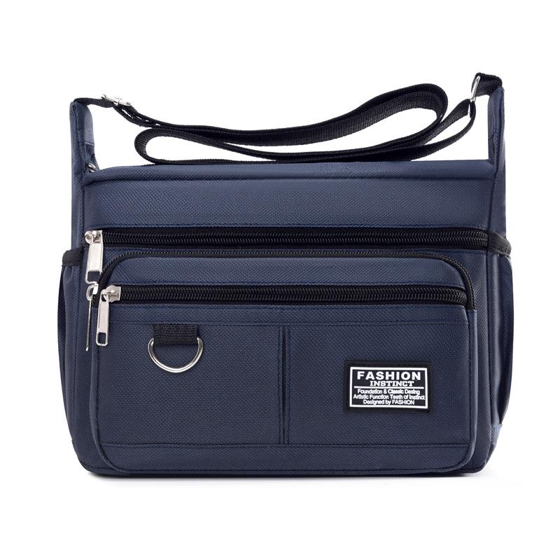 

Men s Crossbody Business Messenger Bag - Large Capacity, Versatile & Stylish синій