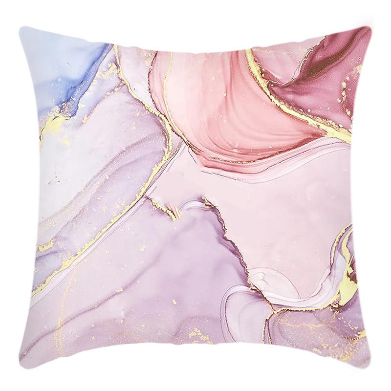 

New Light Luxury Feather Letter Print Printed Cushion Home Sofa Cushion Cover 45 * 45Cm pillowcase