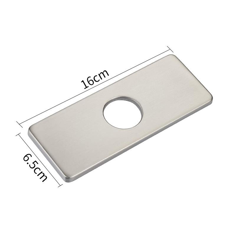 New Bathroom Faucet Accessories Hole Cover Deck Plate 6/10 Inch Bathroom Sink Unused Mounting Escutcheon 304