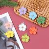 Colored Five Petal Flower Pendant Women Summer Lovely Bracelets Necklace Charms Diy Alloy Jewelry Making Accessories