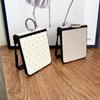 For Samsung Galaxy Z Flip7 5G Case Rhinestones Rhombus Pattern PU + TPU Phone Cover with Ring Holder