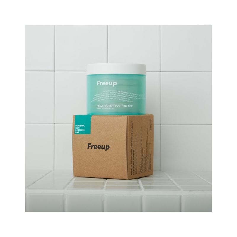 Freeup Peaceful Skin Soothing Pads 190ml (80 Sheets)