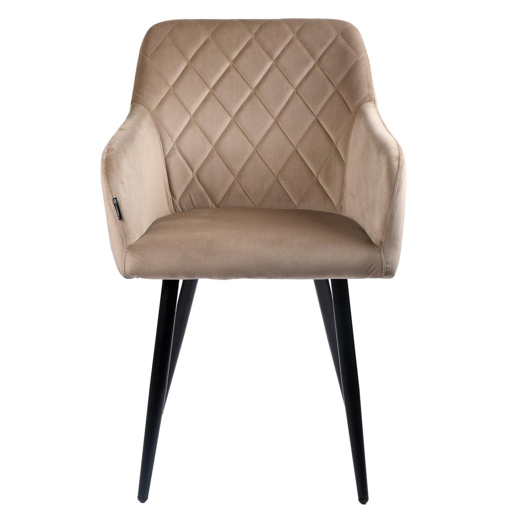 TORE velvet gray half stool, bar stool, 65