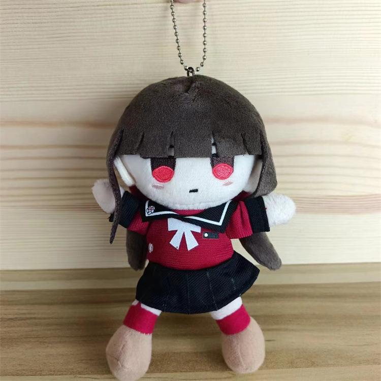 Anime Danganronpa Plush Toys Pendant V3 Dangan Ronpa Komaeda Nagito Hinata Hajime Enoshima Junko Plushie Doll Key Chains Gifts