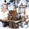Outdoor Christmas Decorations for Home Metal Decorative Garden Stakes for Christmas Decors Tree Yard Signs for Garden