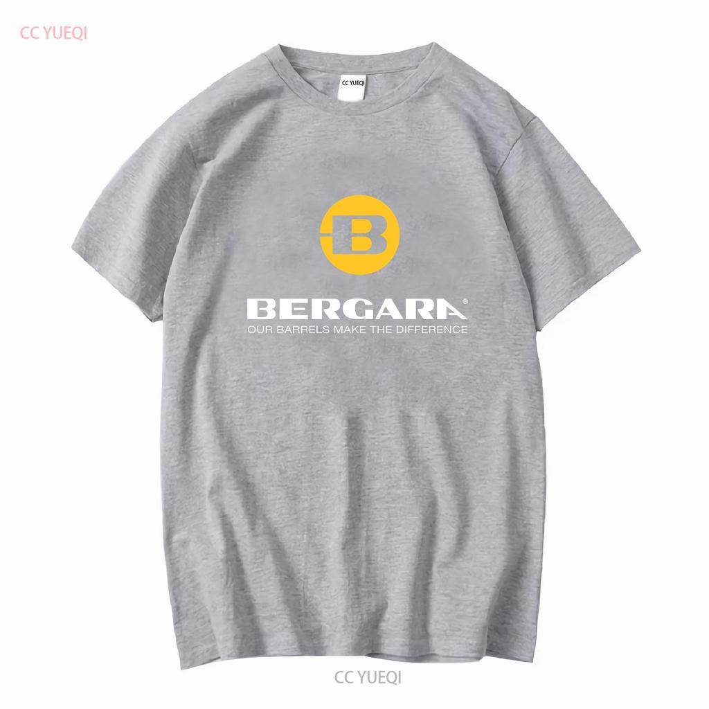 New Bergara Guns Firearms Logo Men's Black T Shirt USA Size S To 5XL Long Sleeves Vintage Washed Breathable Casual Comfortable
