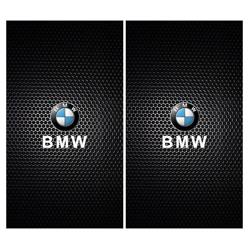 2 szt. Folia ochronna na słupek środkowy z logo samochodu Naklejka odporna na zarysowania Naklejka do BMW E60 E46 E39 E38 E90 E36 F30 E30 E31 E34 F10 F20 E87 E92 E91 X1 X5 X3 X6