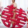 Wedding & Engagement Heart-Shaped Balloon Decorations for Bride's Room & Ceremony Photo Props