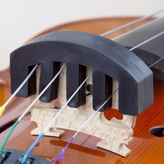 5 Pcs Rubber Violin Mute for 3/4 4/4 Violins Claw Style Violin Practice Mute Violin Silencer Accessories for Musician Beginner