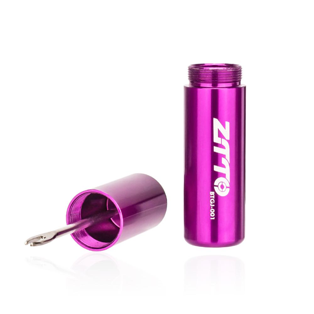 ZTTO Bicycle Tubeless Tyre Fast Repair Kit MTB Road Bike Tires Punctur Sealant Rubber Strip Drill Tool Handle Bar End Hidden Mass Air Flow 3