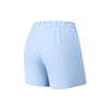 Fila Solid Color Sports Knit Shorts Women Shorts Diagonal-Blue A11W331605FLB
