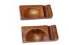 Speed Mao Japanese Modern Wooden Simple Chopstick Rests and Spoon Set of 4 Rests,