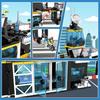 HOGOKIDS City Police Station Building Set - 1261 PCS Police Building Blocks Toys with Helicopter Motorcycle and 2 Cars, STEM Police Construction