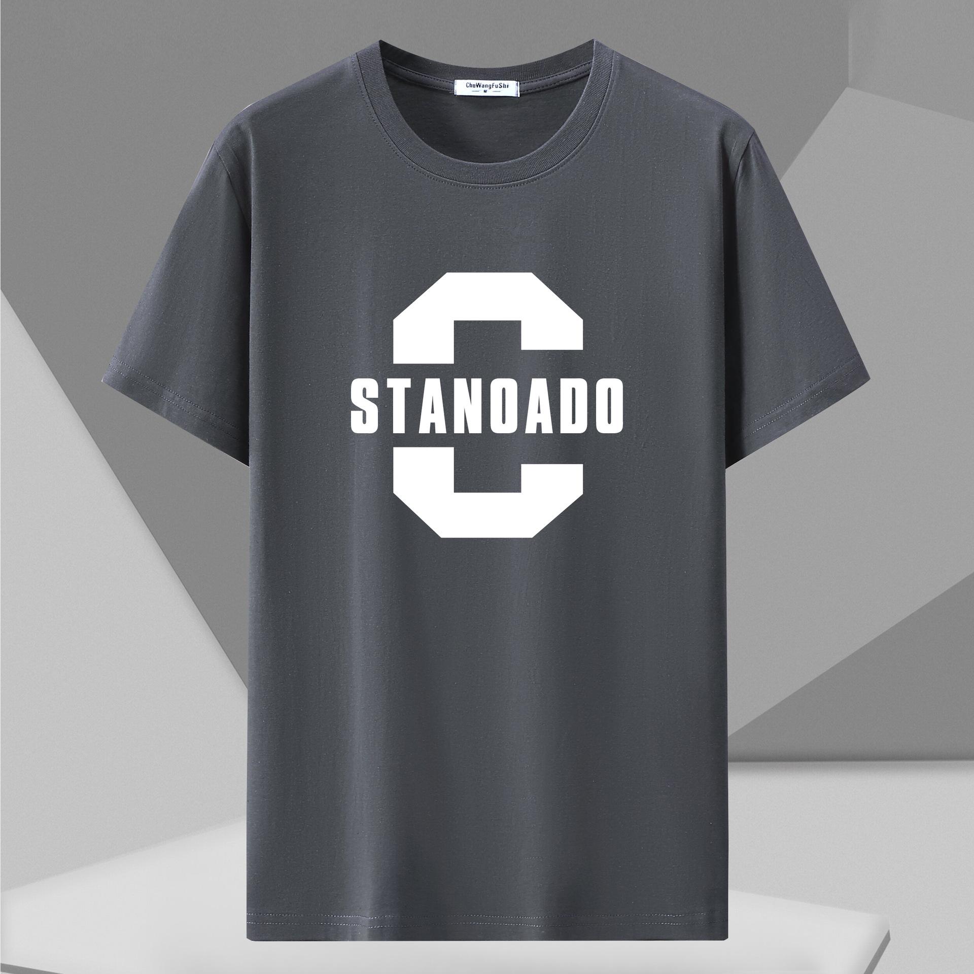 

Футболка больших размеров 12XL, мужская повседневная футболка из чистого хлопка с коротким рукавом и круглым вырезом, дышащая и удобная посадка 12XL темно-серого