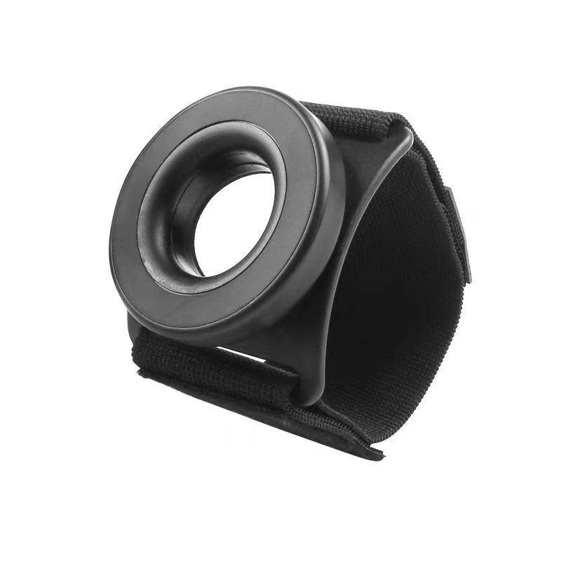 

Универсальный магнитный держатель для телефона на запястье для Magsafe iPhone 15 14 13 12 Pro Max Plus повязка на руку подставка для велоспорта, прямых эфиров VLOG чёрный