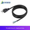 "US ETL-Certified American 3-Plug Power Cord with US Standard Plug"