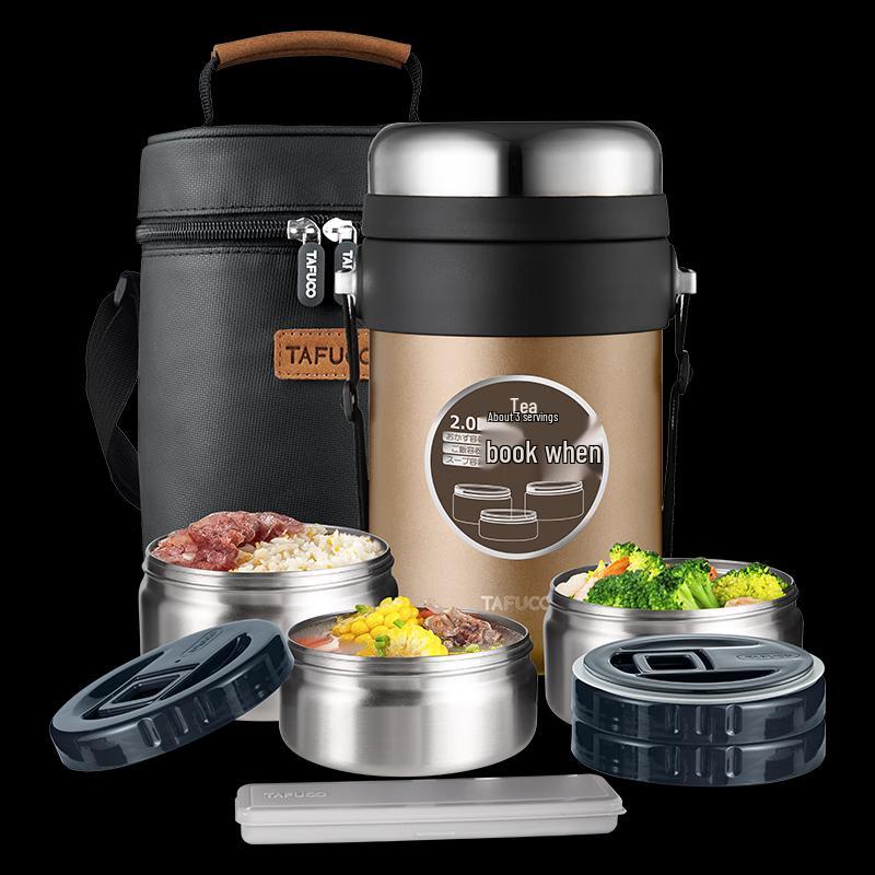 

TAFUCO 3-Layer 316 Stainless Steel Insulated Lunch Box
