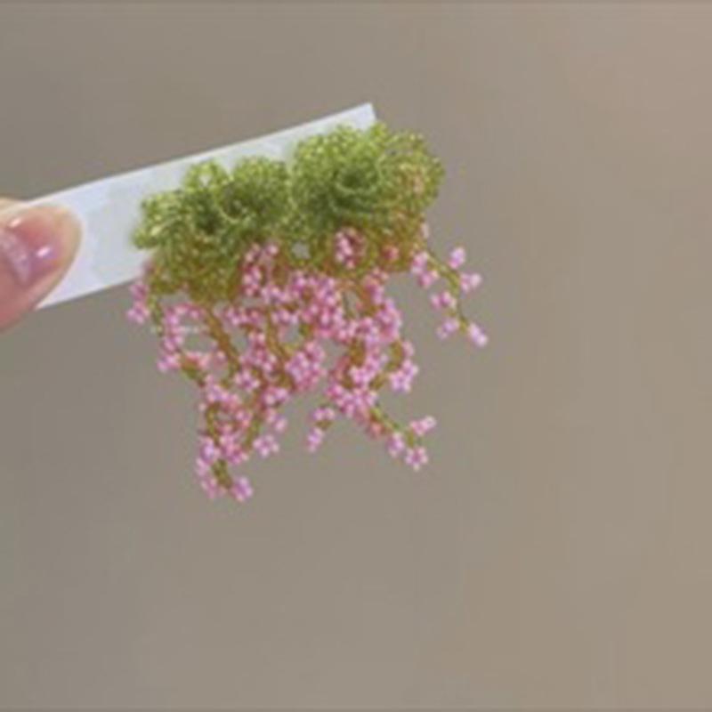 Summer Dopamine Colored Flower Stud Earrings Women's Vacation Atmosphere Versatile Earrings Fashion Smudge Temperament Earrings