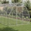 Vidaxl Pollaio Per Galline, 2,5X8X2,25 M, Acciaio
