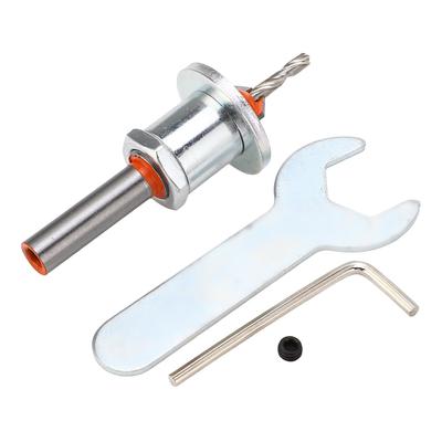 Foret à lamage à butée réglable, enlèvement rapide des copeaux, jeu de forets à chanfreiner pour bois, plastique, métal tendre