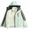 Camel HJCAMEL Women's 3-in-1 Autumn/Winter Windproof Waterproof Down Jacket