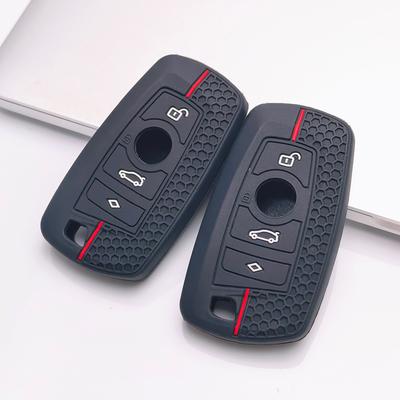 Key Case Cover for BMW F20 F21 F22 F23 F30 F31 F32 F33 Anti-Scratch Guard Shockproof Protection Soft Grip Texture Responsive Button Touch