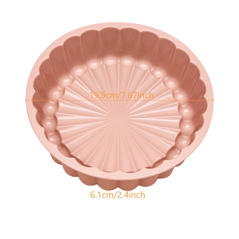 Silicone Round Cake Mold 8 Inch Silicone Cake Pan For Baking Charlotte Cake Pan Baking Strawberry Shortcake Cake Mold DIY