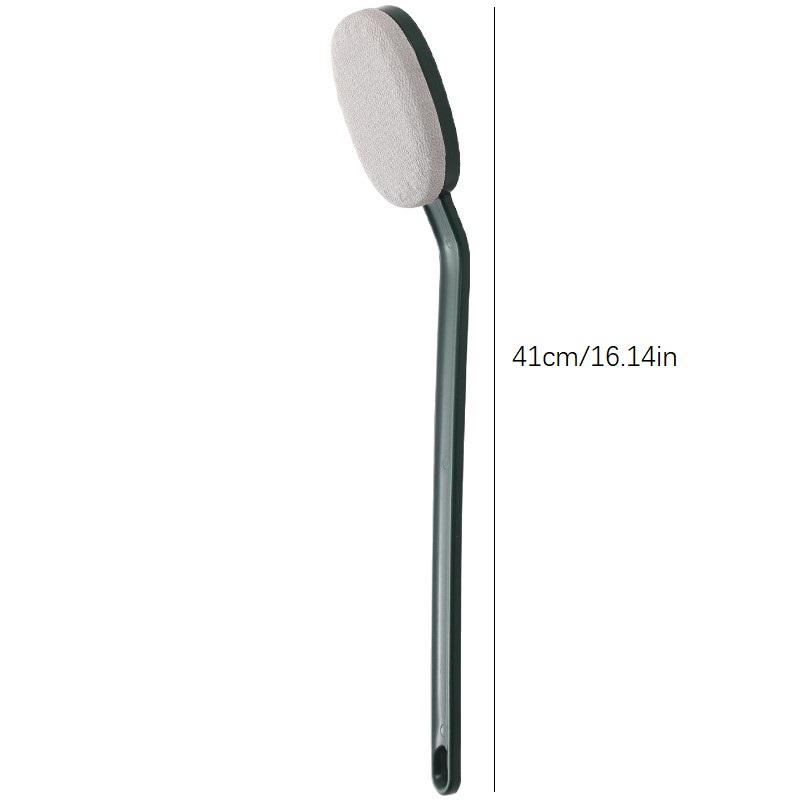 Bath Soft Back Scrubber Brush Bath Shower Scrubbing Brush With Handle Exfoliating Scrub Skin Massager Bath Supplies