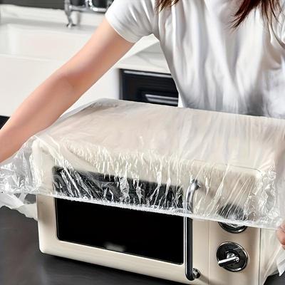 Thickened Disposable Dust Cover Household Rice Cooker Kitchen Baking Tray Microwave Oven High Transparent Plastic Wrap