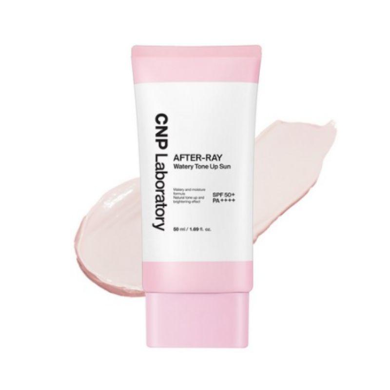 CNP Laboratory After-Ray Watery Tone-Up Sun Cream SPF50+ PA++++ 50ml – Hydrating Tone-Up Sunscreen, UV Protection & Brightening Korean Sun Cream