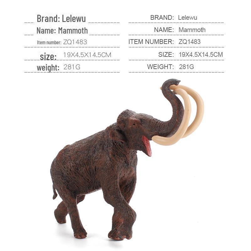 

Имитационная модель древних животных: Шерстистый носорог и мамонт - развивающая игрушка для детей