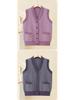 Grandma's Plus Velvet Knit Vest: Cozy Shawl for Middle-Aged and Elderly Women in Spring, Autumn, and Winter