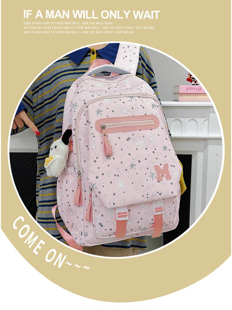 2025 New Japanese Polka Dot Small Backpack - Cute, Fresh Design for Girls, Perfect for Class and Commute.