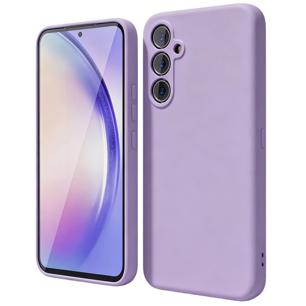 Noble Fashion Solid Colour Shockproof Protective Liquid Silicone Case For Samsung Galaxy A54 5G