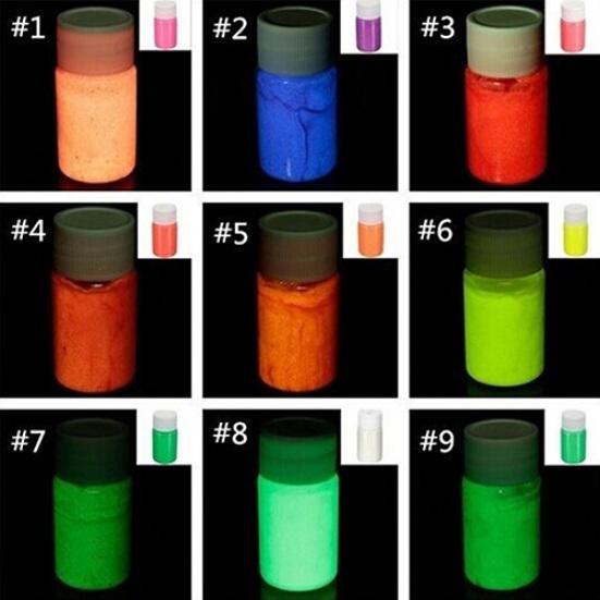 Body Brushwork Luminous Painting Pigment Stage Makeup Glow In Dark Paint Powder