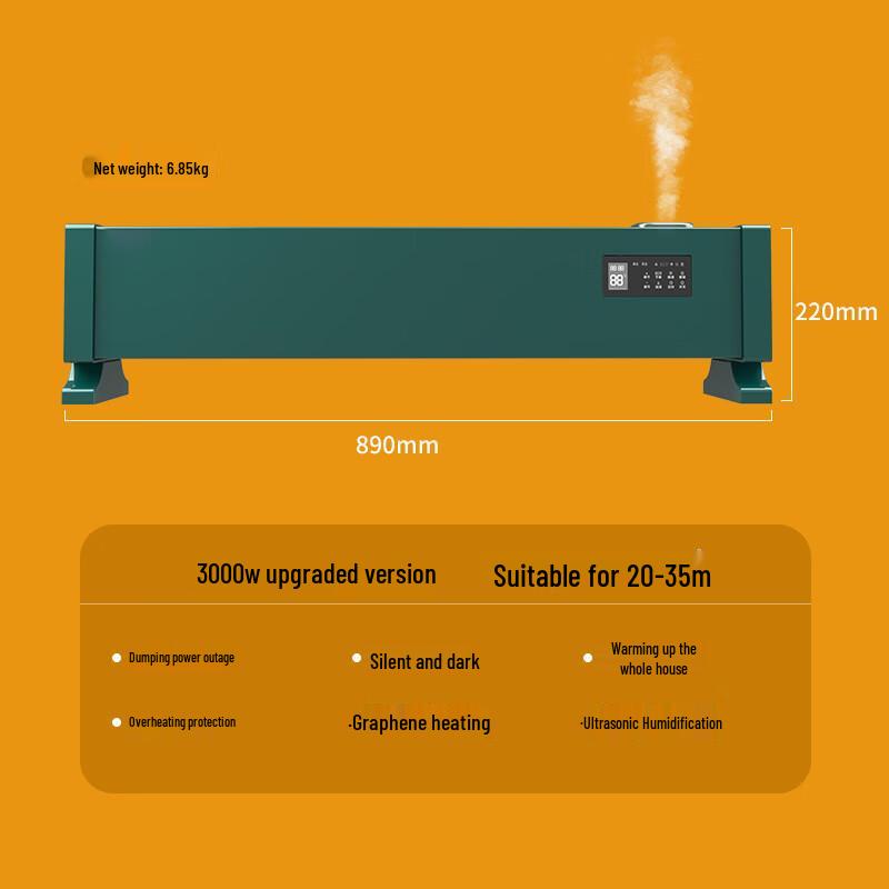 Womu Baseboard Electric Convector Heater
