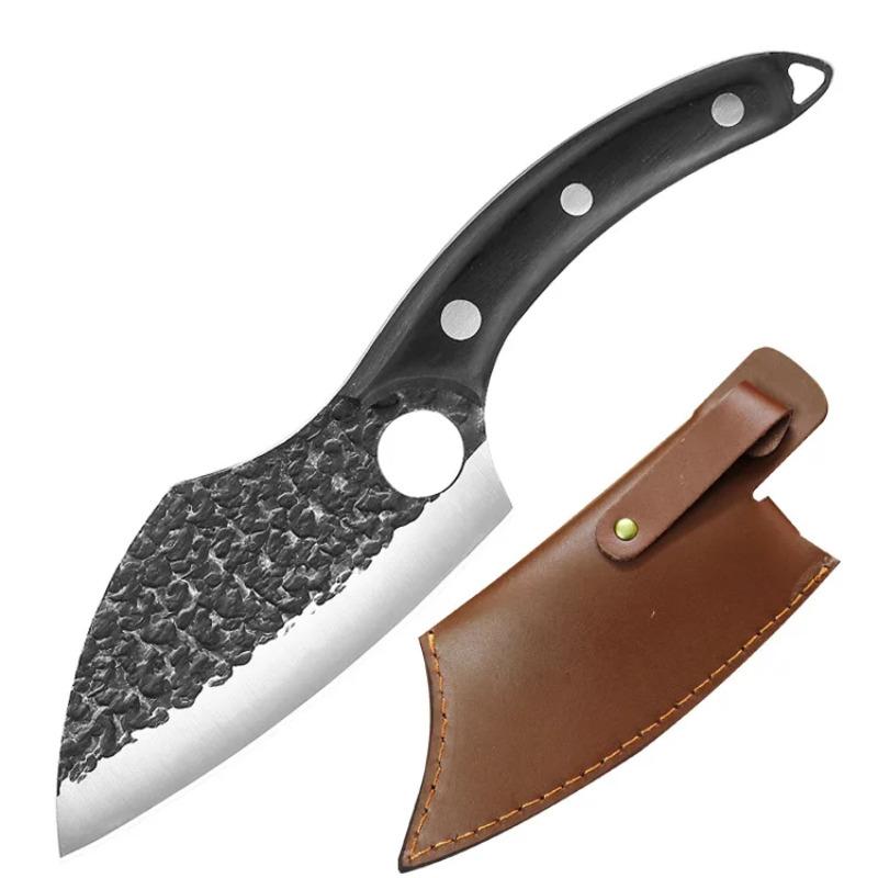 5CR15Mov Stahl Ausbeinmesser Feststehende Klinge Fleisch Metzgermesser Haushalt Küchenmesser Handwerkzeug für Haushalt