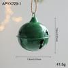 Bell Ornament for Christmas Tree Display Metal Bell Shape Pendant with Cutout Detail for Tree Doorway Wall Hanging Indoor Use