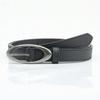 Oval Ancient Silver Alloy Buckle Belt for Women's Fashionable Personality Casual Versatile Jeans Decorative Belt