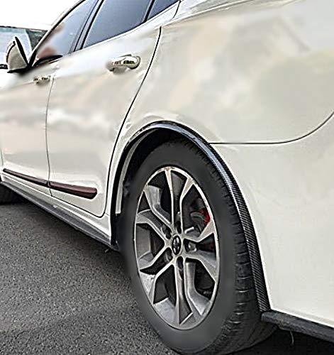 TradeWind Fender Moldings, Overfender Arches, Rubber, Flush Fit, Scratch Prevention, 1.5m, Set of 2 (Carbon Fiber Pattern)