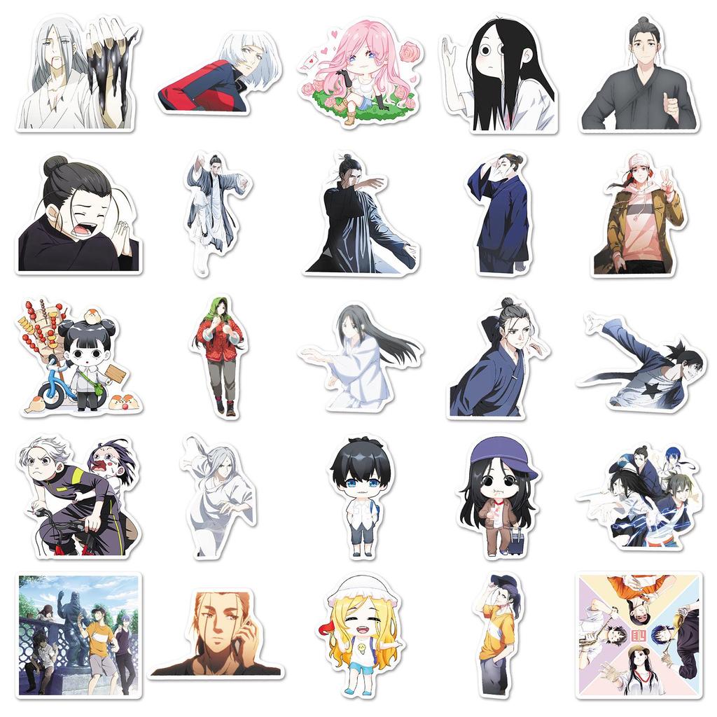 51 Anime Zhang Chulan Stickers: Waterproof Decorations for Computers, Cups, Diaries
