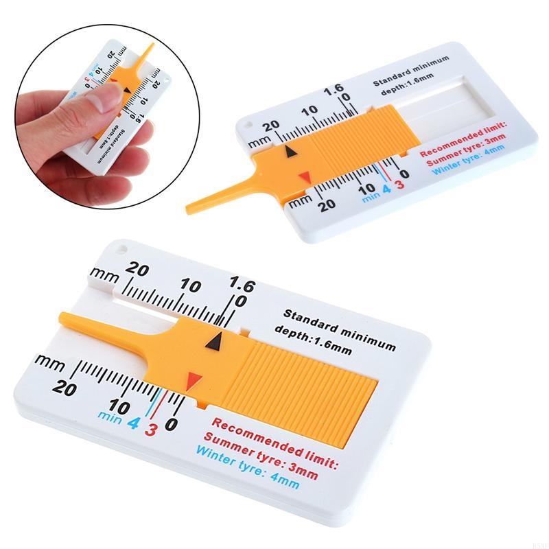 2025 New 1Pc New Tyre Depth Gauge Car Motorcycle Trailer Wheel Measure Tool